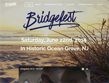 Tablet Screenshot of bridgefest.org